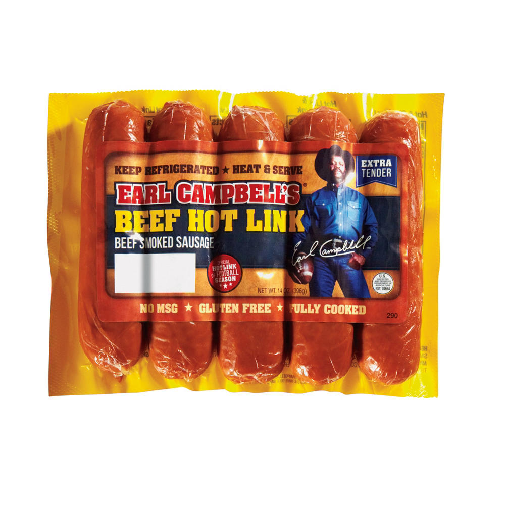 Earl Campbell's Beef Hot Links, 5 ct