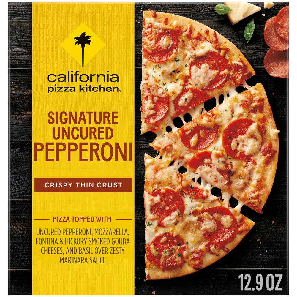 California Pizza Kitchen Crispy Thin Crust Frozen Pizza - Uncured Pepperoni, 12.9 oz