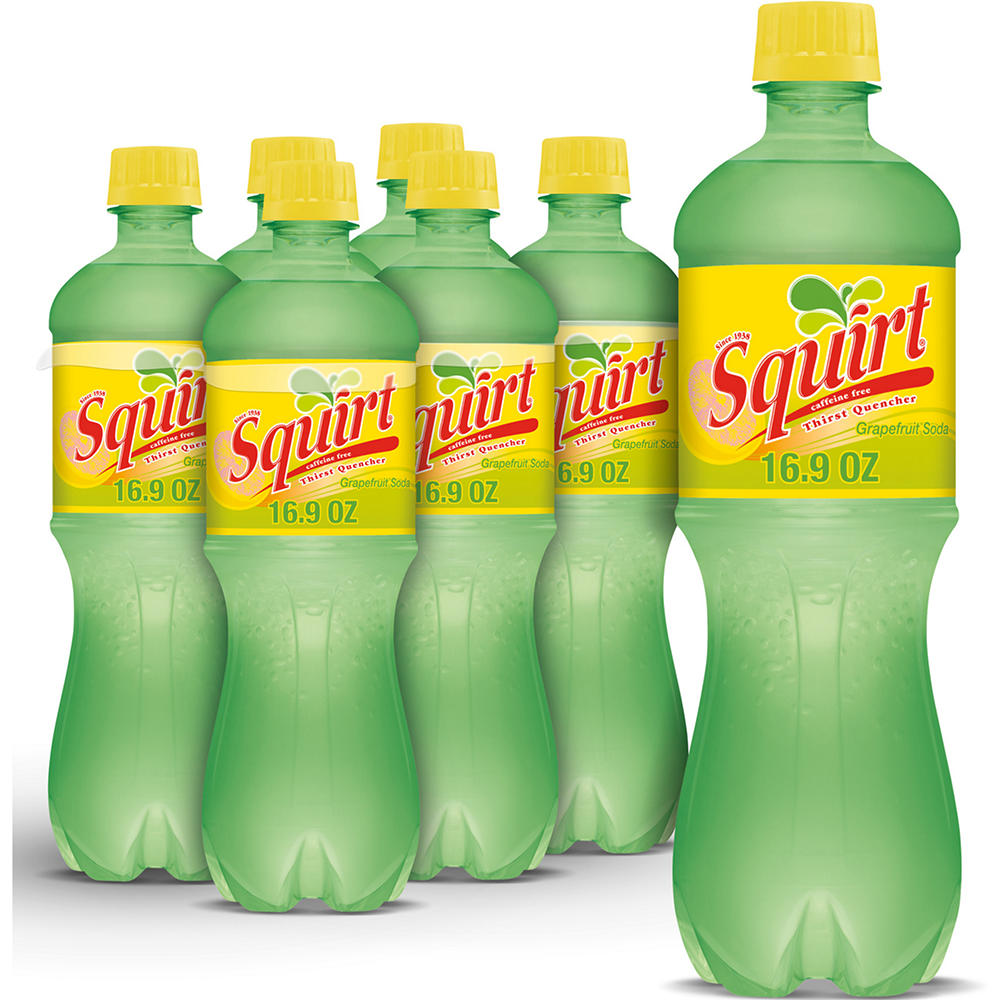Squirt Citrus Grapefruit Soda 6 pk Bottles, .5 L