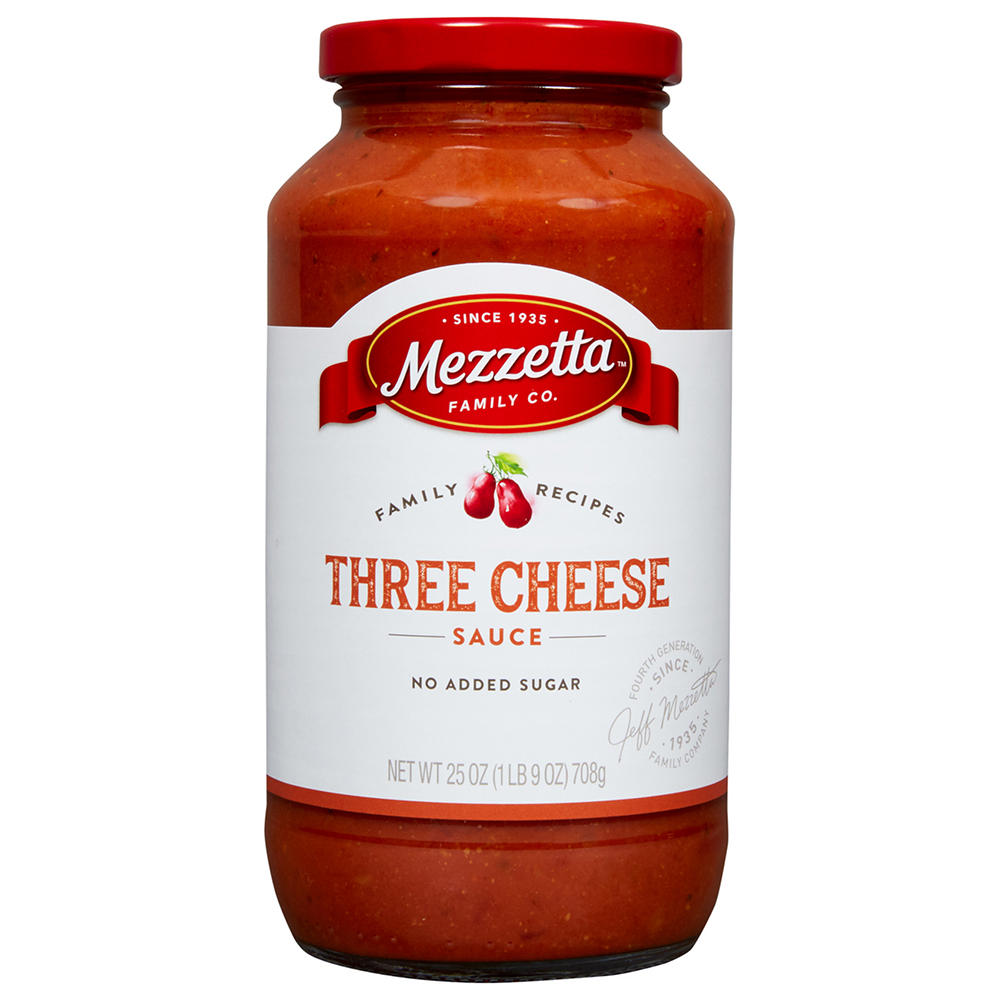 Mezzetta Family Recipes Three Cheese Pasta Sauce, 25 oz
