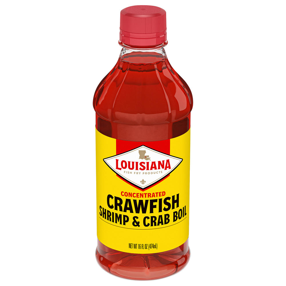 Louisiana Fish Fry Products Concentrated Crawfish Crab and Shrimp Boil, 16 oz