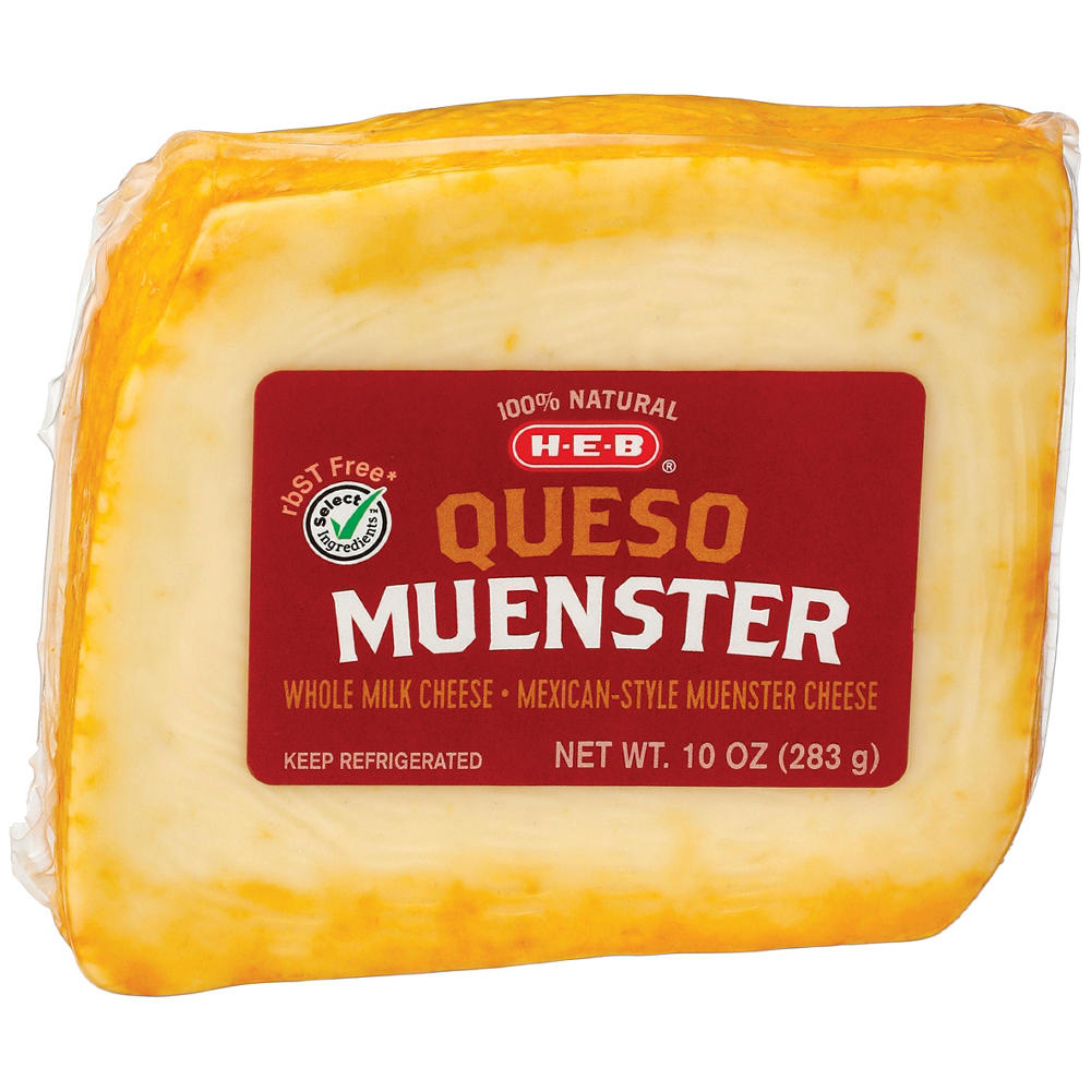 H-E-B Queso Muenster Mexican Style Cheese, 10 oz