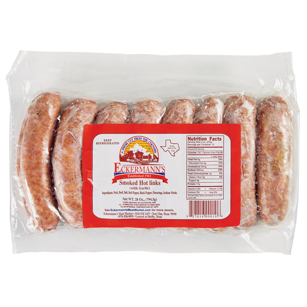 Eckermann's Hot Links Family Pack, 28 oz