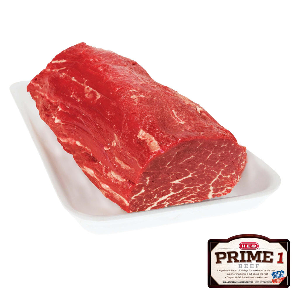 H-E-B Prime 1 Beef Trimmed Tenderloin Roast, Avg. 4.5 lbs