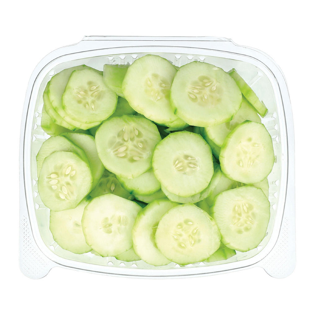 H-E-B Fresh Cut Cucumber Slices - Large, Avg. 1.2 lbs
