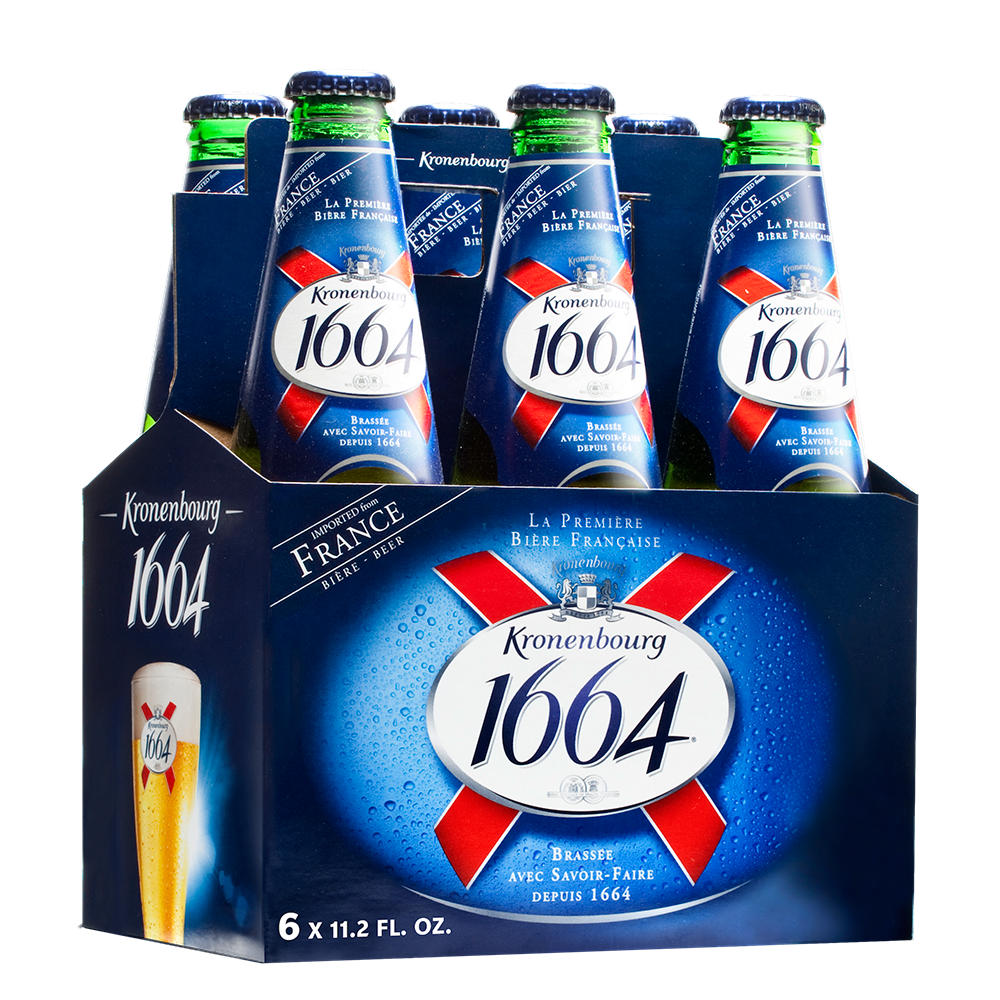 Kronenbourg 1664 Beer 11.2 oz Bottles, 6 pk