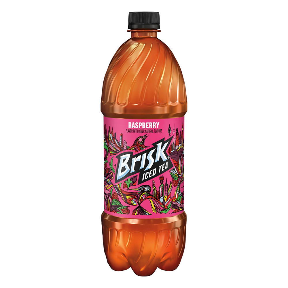 Brisk Raspberry Iced Tea Flavored Drink, 1 L