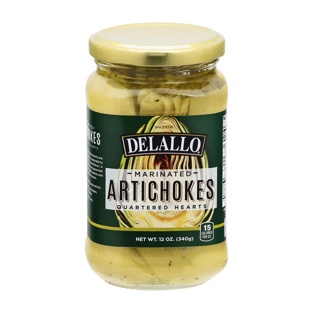 DeLallo Quartered & Marinated Artichoke Hearts, 12 oz