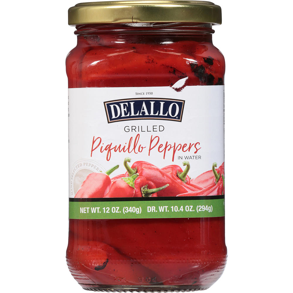 DeLallo Grilled Piquillo Peppers, 12 oz