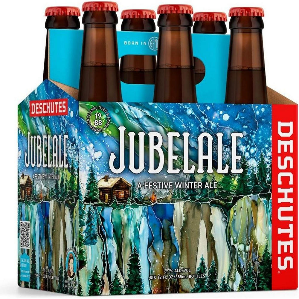 Deschutes Jubelale Festive Winter Ale Seasonal Craft Beer 6 pk Bottles, 12 oz