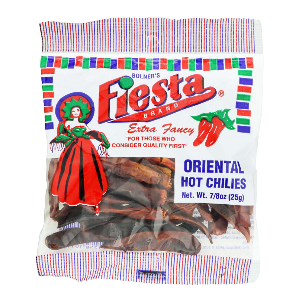 Bolner's Fiesta Oriental Hot Chilies, .87 oz