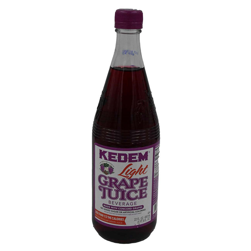 Kedem Light Grape Juice Beverage, 22 oz