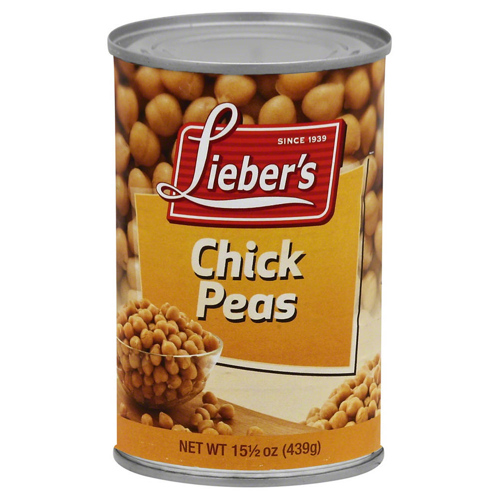 Lieber's Kosher Chick Peas, 15.5 oz