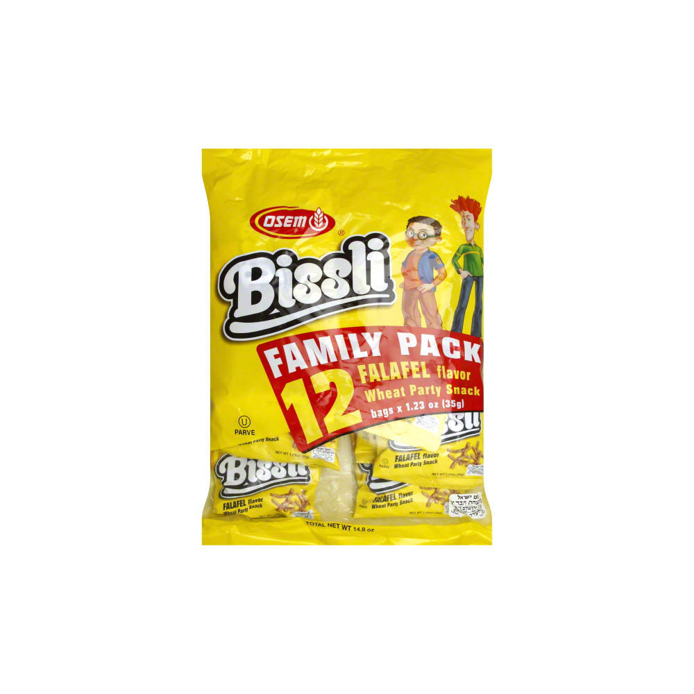 Osem Kosher Falafel Flavor Bissli Family Pack, 12 ct