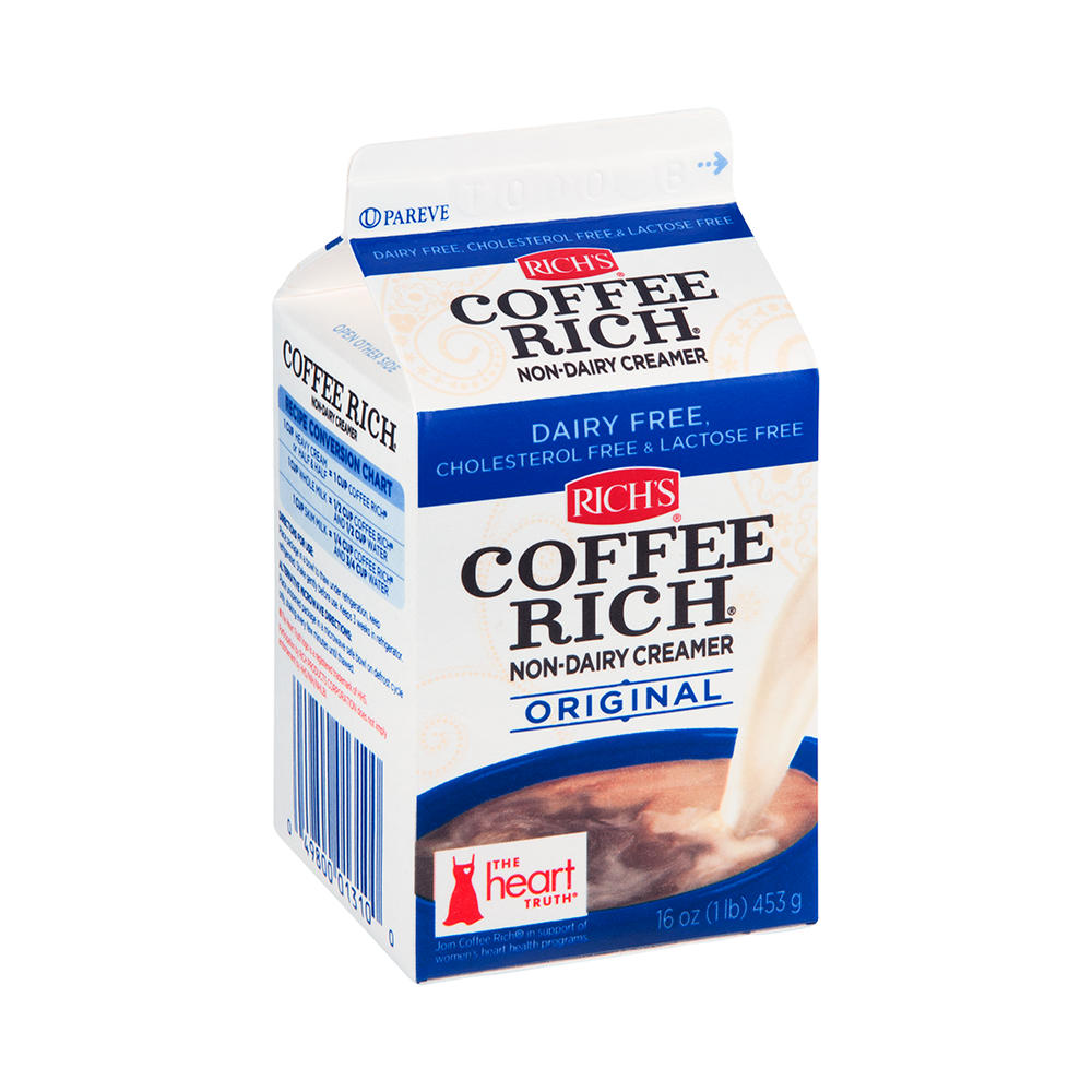 Richs Kosher Coffee Rich Non-Dairy Original Liquid Coffee Creamer, 16 oz