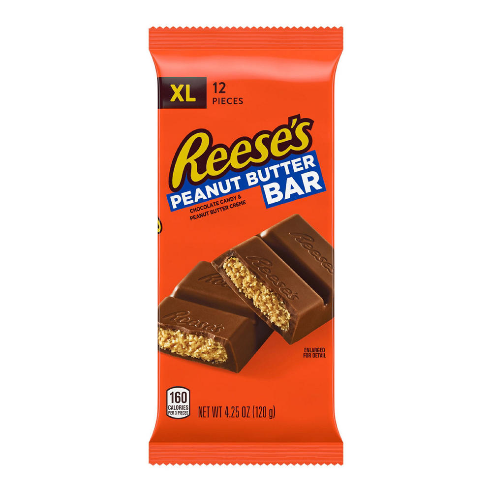 Reese's Peanut Butter Chocolate XL Candy Bar, 12 pc, 4.25 oz