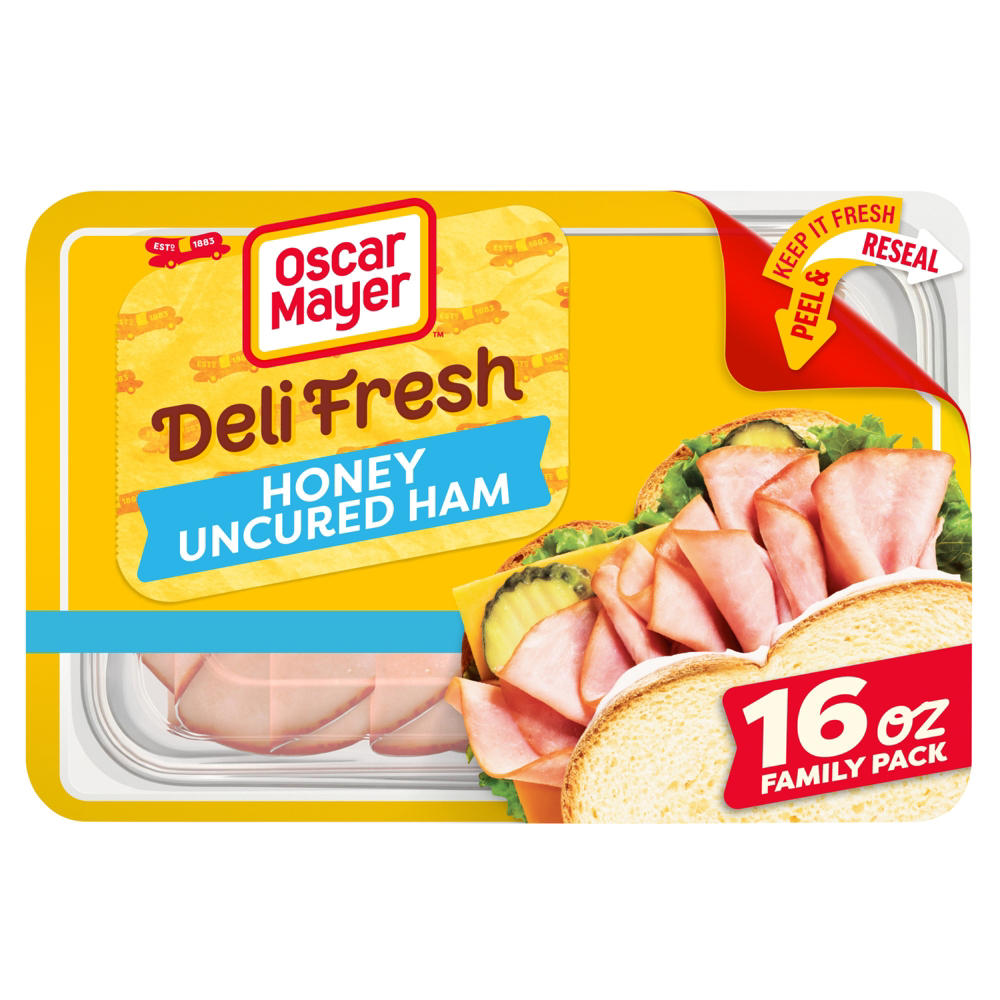 Oscar Mayer Deli Fresh Honey Uncured Ham, 16 oz