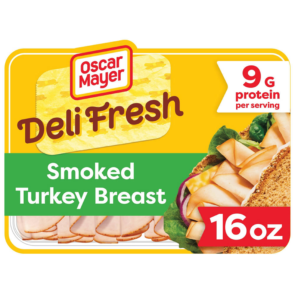 Oscar Mayer Deli Fresh Smoked Turkey Breast, 16 oz