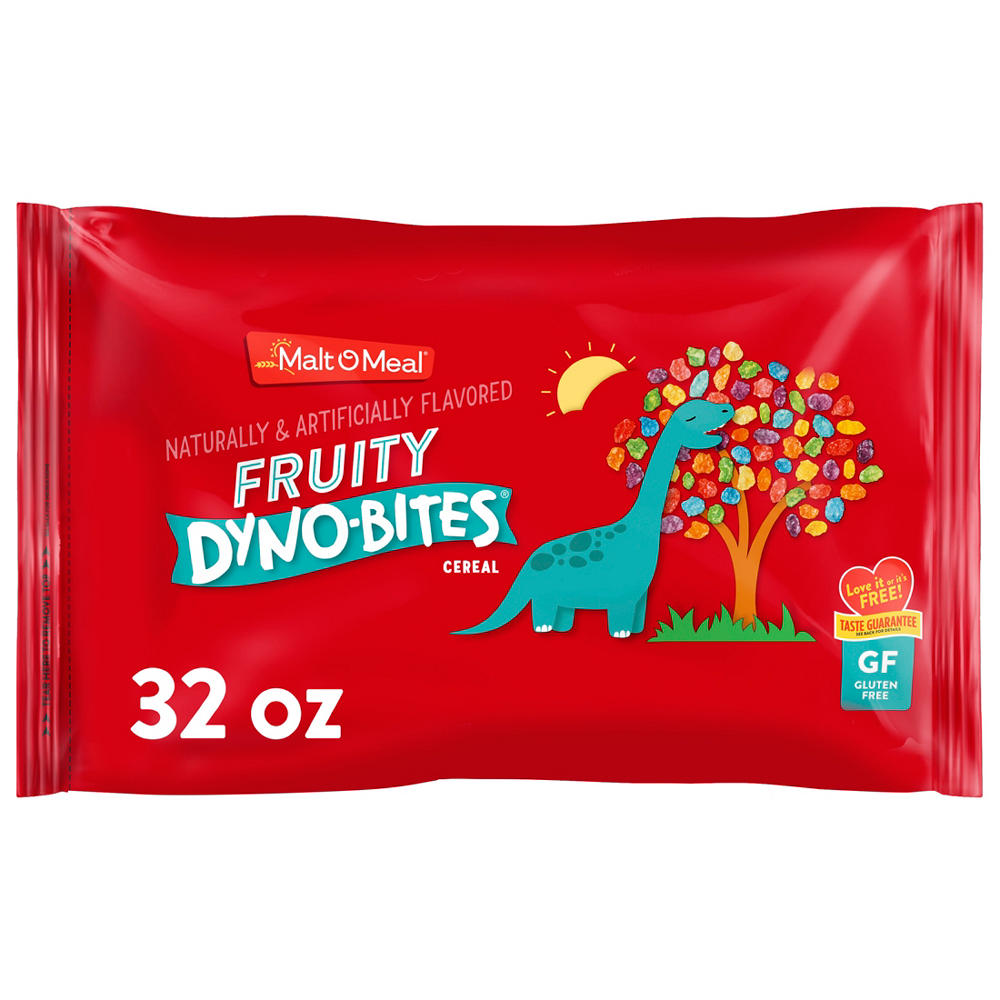 Malt-O-Meal Fruity Dyno-Bites Cereal Bag, 32 oz