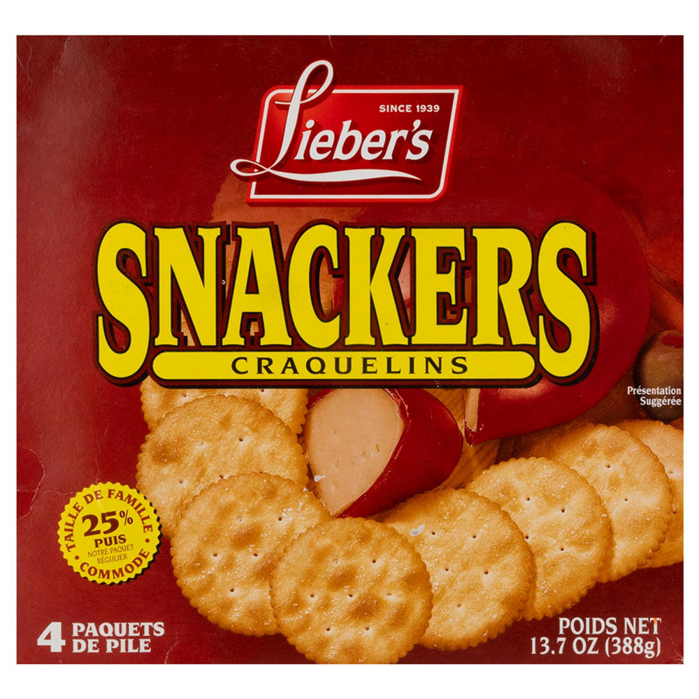 Lieber's Kosher Snackers Crackers, 13.7 oz