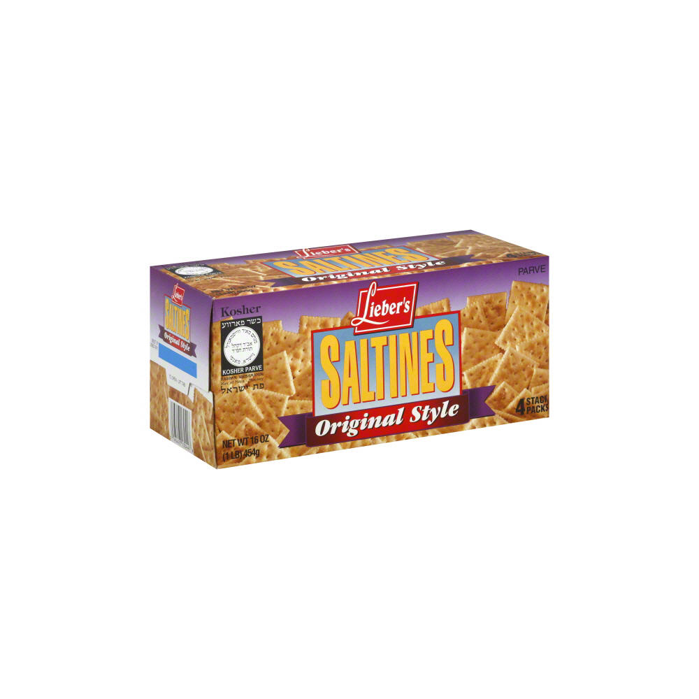 Lieber's Kosher Original Style Saltines, 16 oz