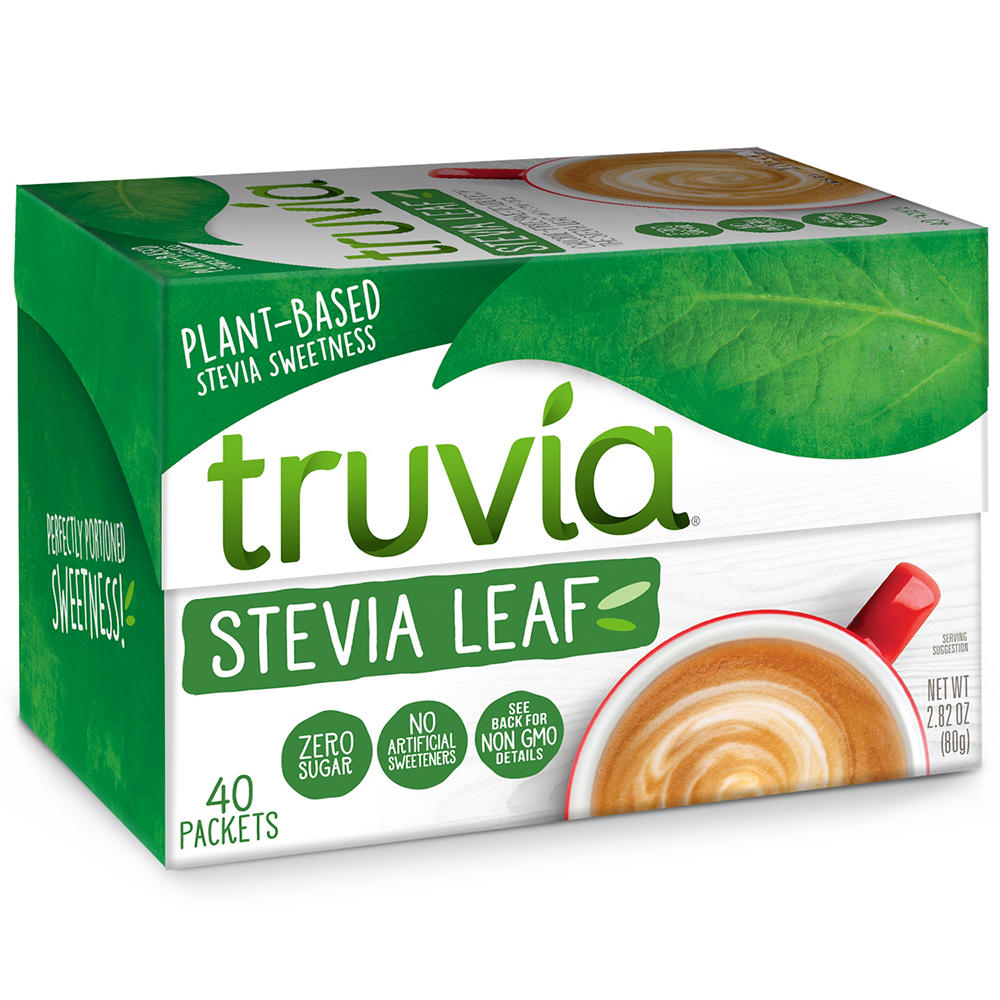 Truvia Calorie-Free Stevia Leaf Sweetener Packets, 40 ct