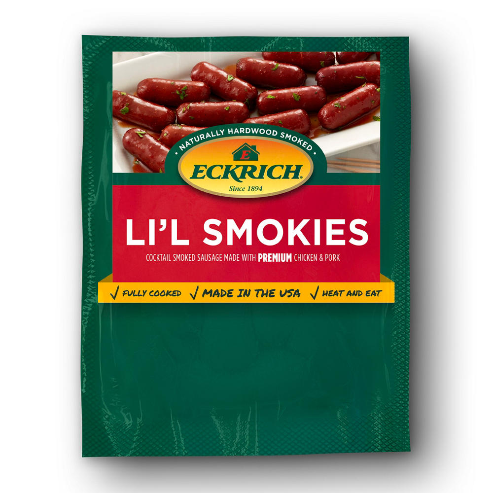 Eckrich Li'l Smokies Cocktail Smoked Sausage, 14 oz