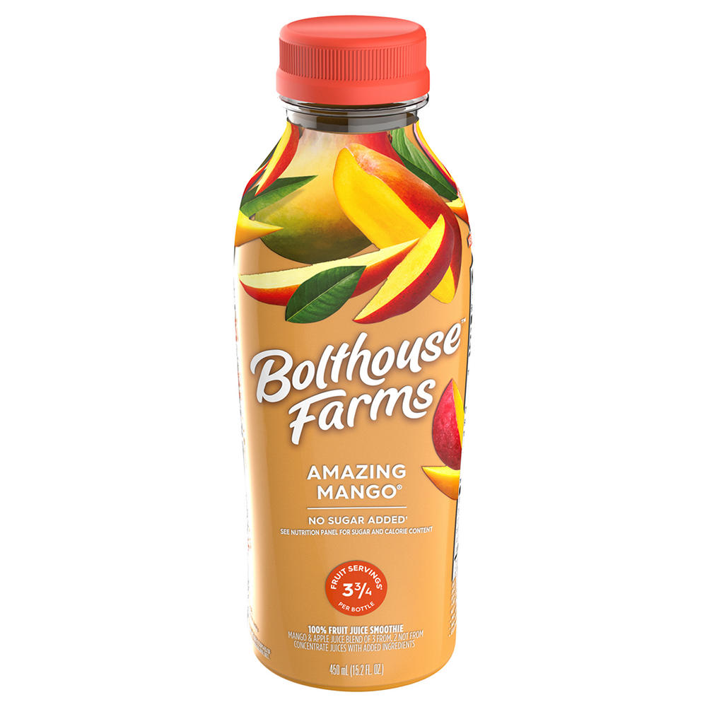 Bolthouse Farms Amazing Mango Fruit Smoothie, 15.2 oz