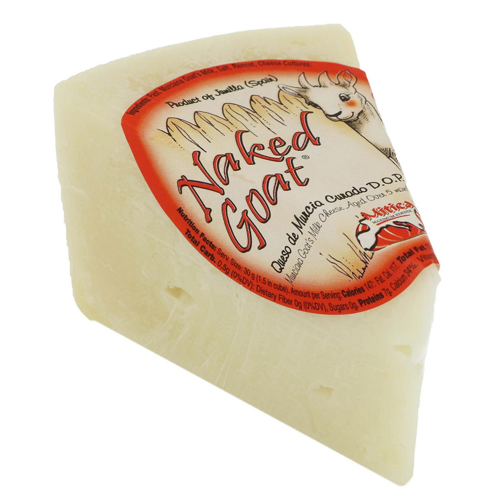 Mitica Naked Goat Queso De Murci Curado, Avg. 0.3 lb