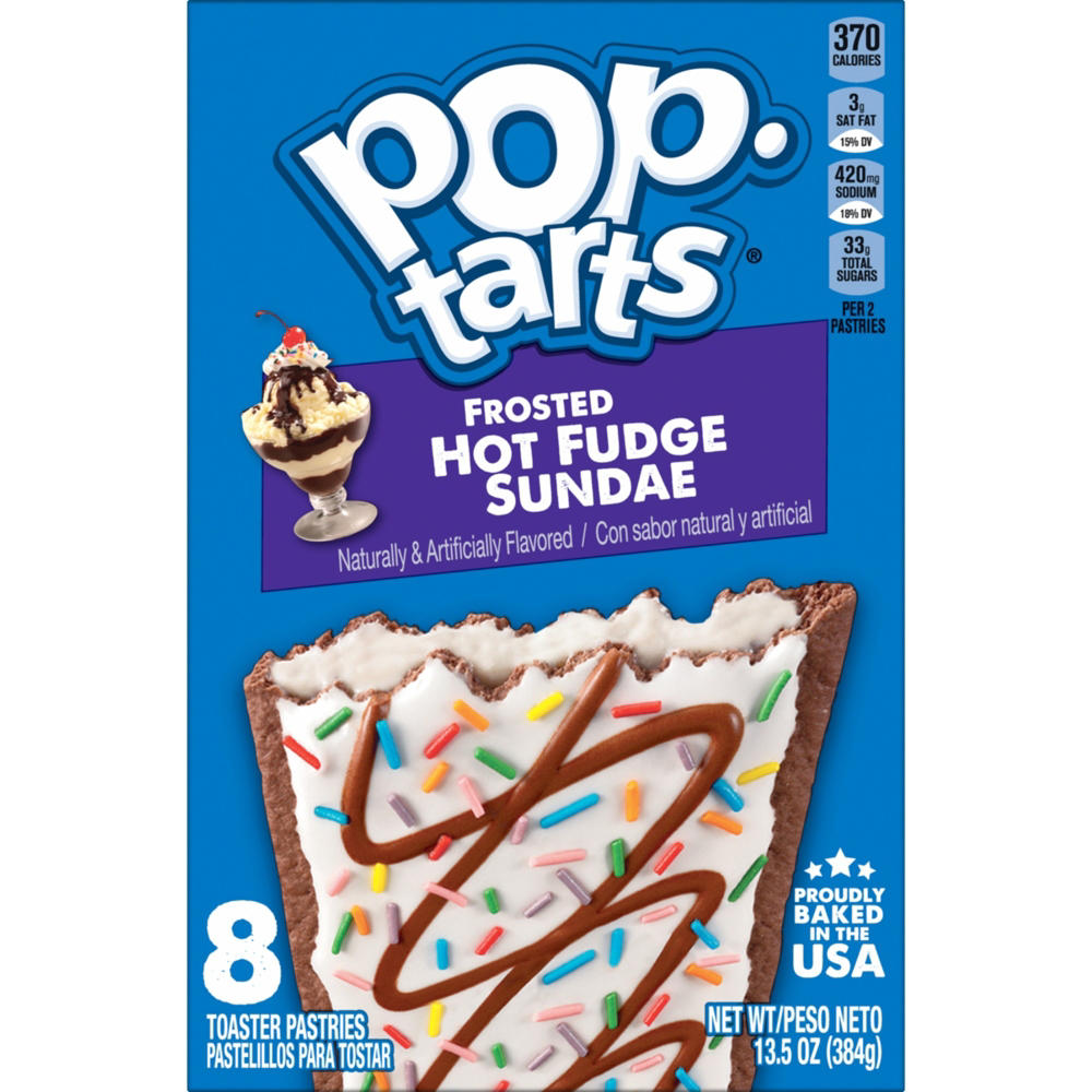 Pop-Tarts Frosted Hot Fudge Sundae Toaster Pastries, 8 ct