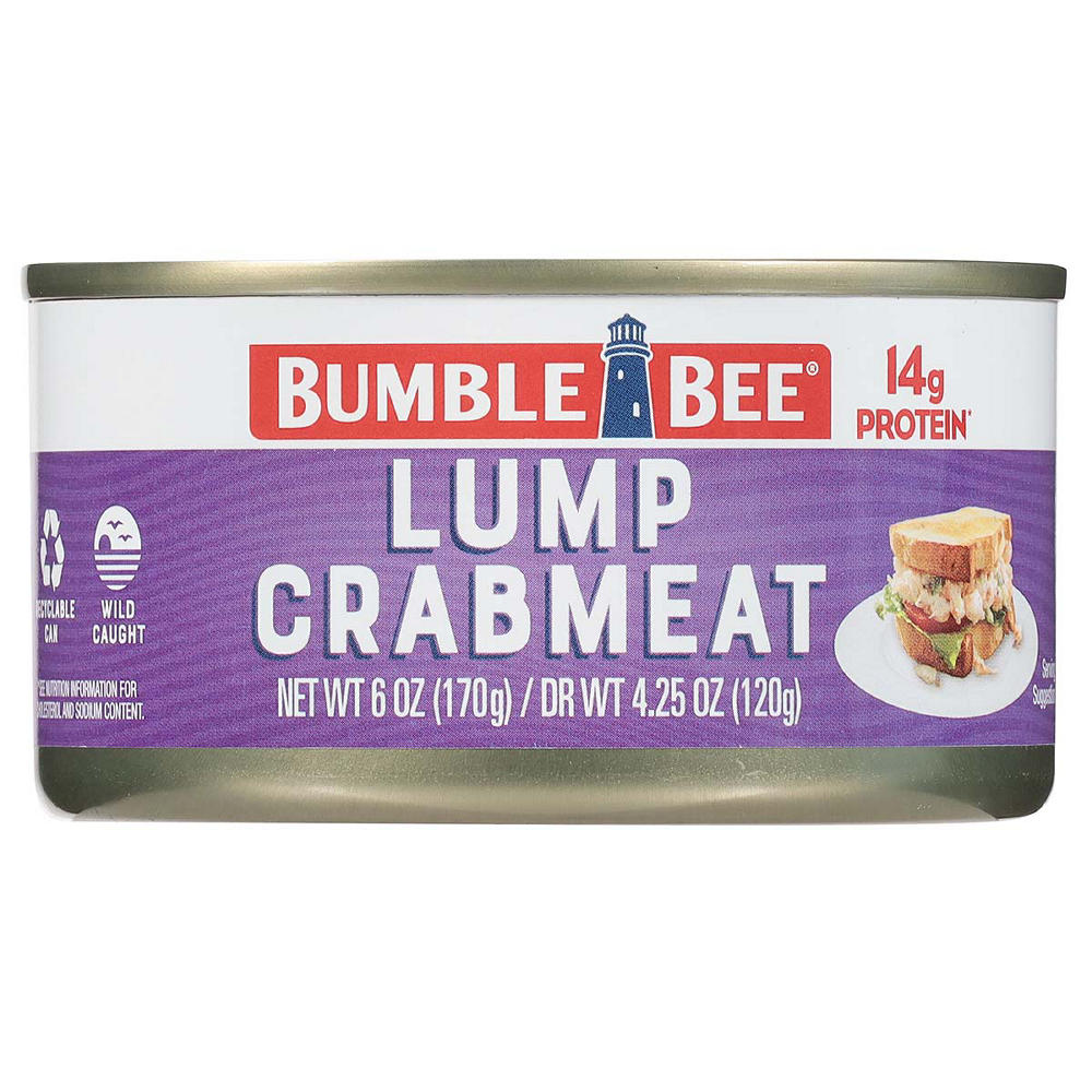 Bumble Bee 14g Protein Lump Crab Meat, 4.25 oz