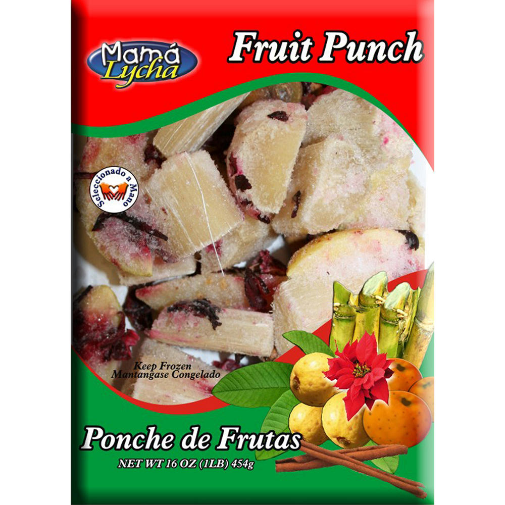 Mama Lycha Fruit Punch Ponche De Frutas, 16 oz