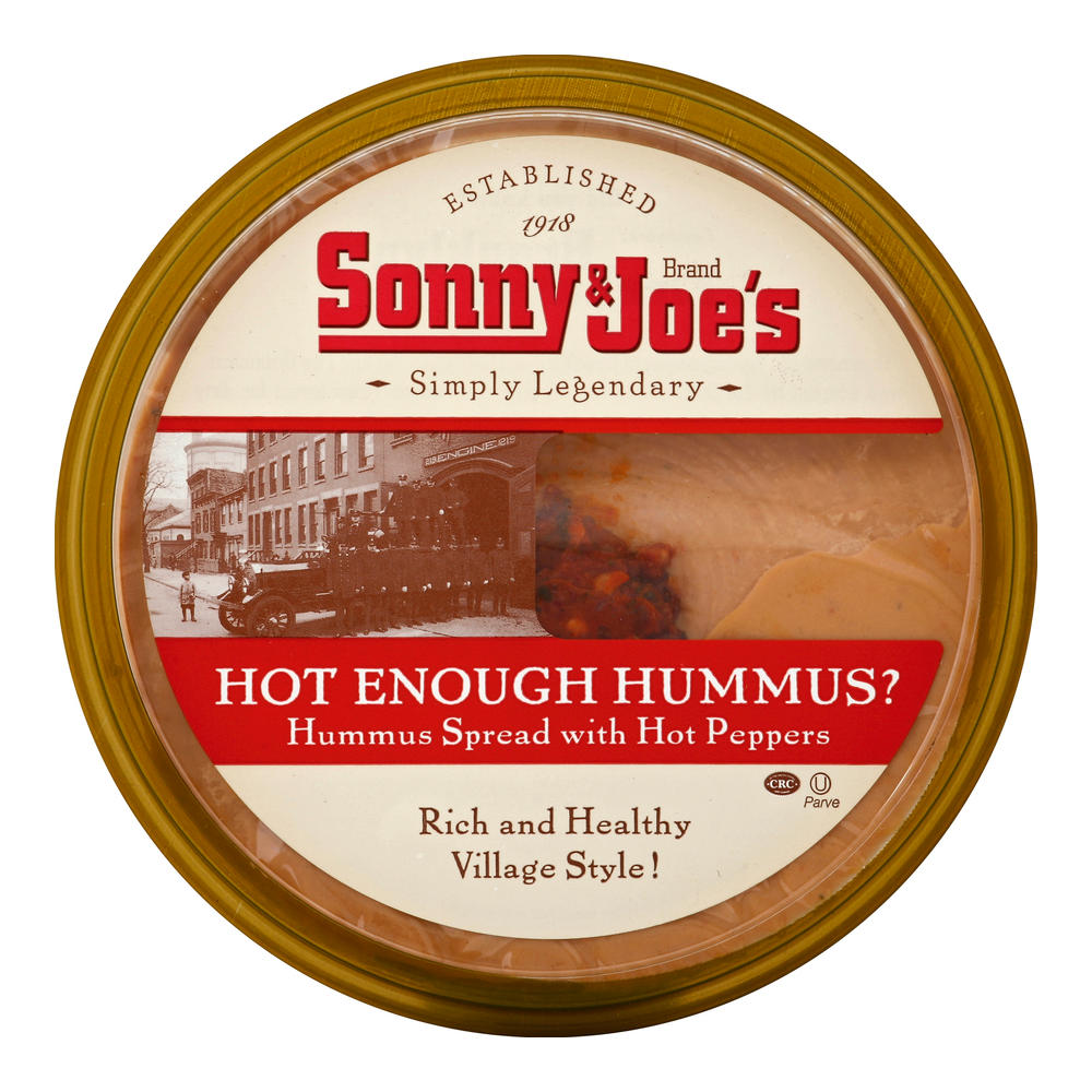 Sonny & Joe's Kosher Hot Enough Hummus, 10 oz
