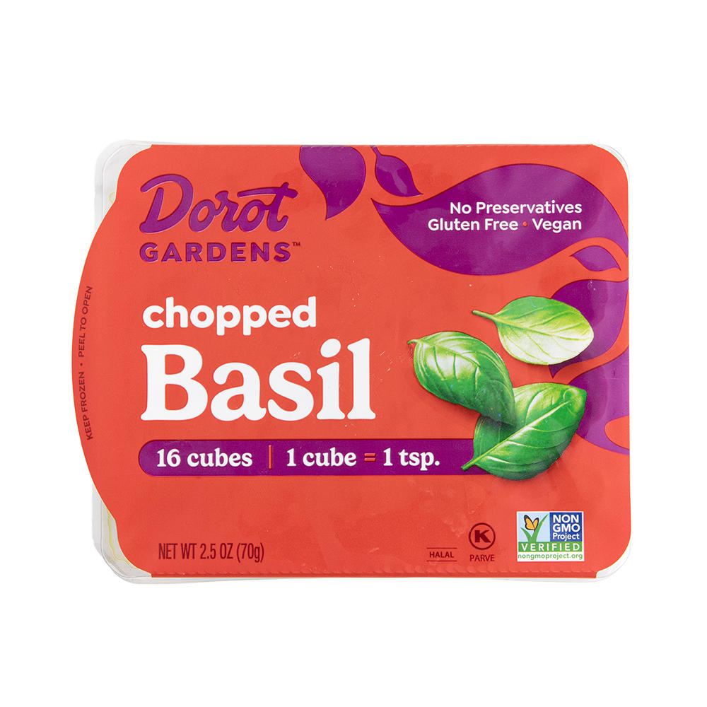 Dorot Gardens Chopped Basil Cubes, 16 ct
