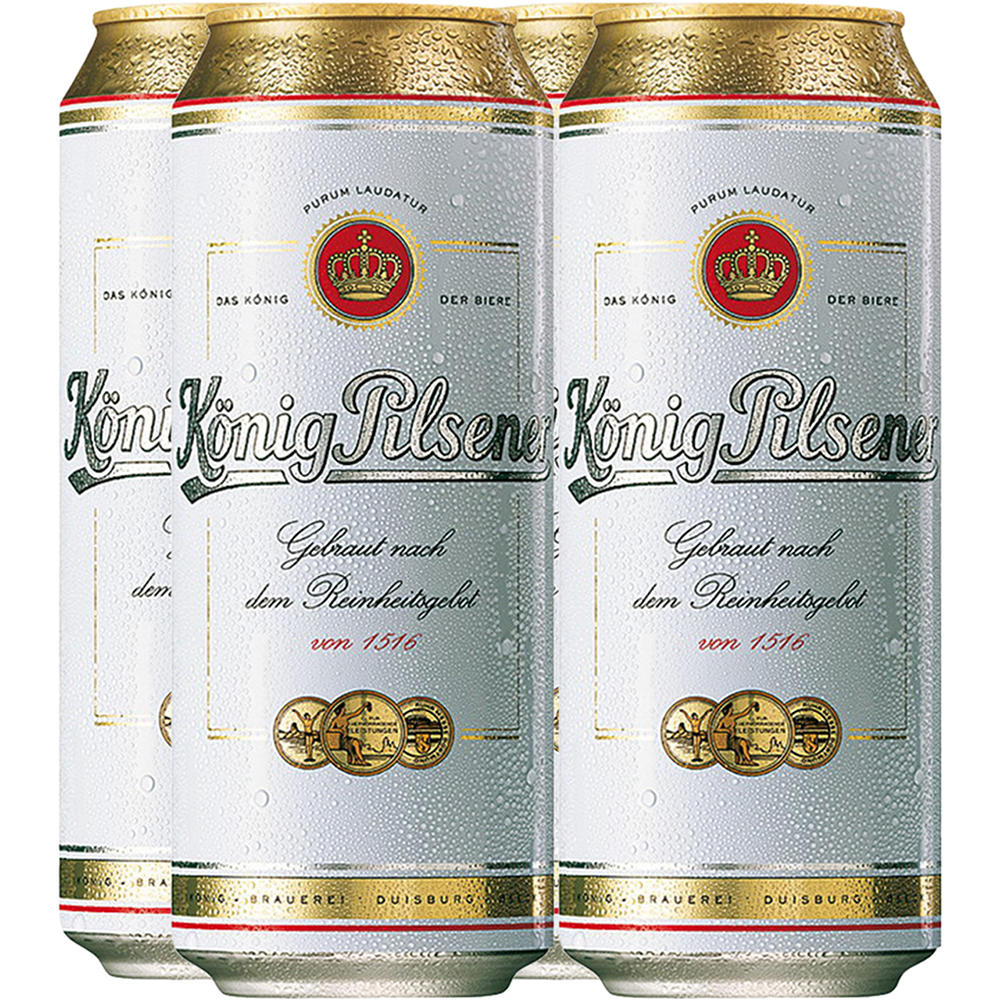 Konig Pilsener Beer 4 pk Cans, 16 oz