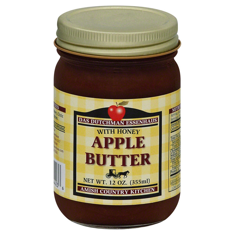 Das Dutchman Essenhaus Apple Butter with Honey, 12 oz
