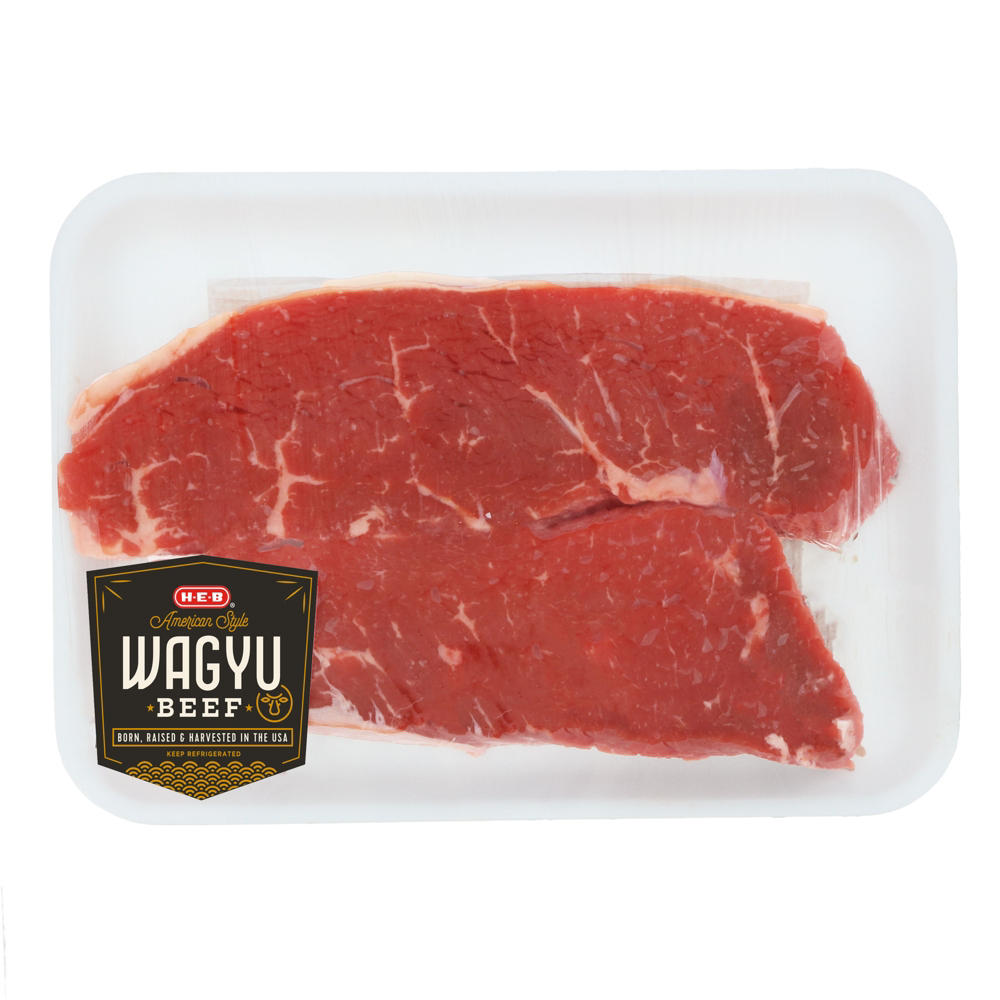 H-E-B American Style Wagyu Beef Petite Sirloin Steak, Boneless , Avg. 1.3 lbs