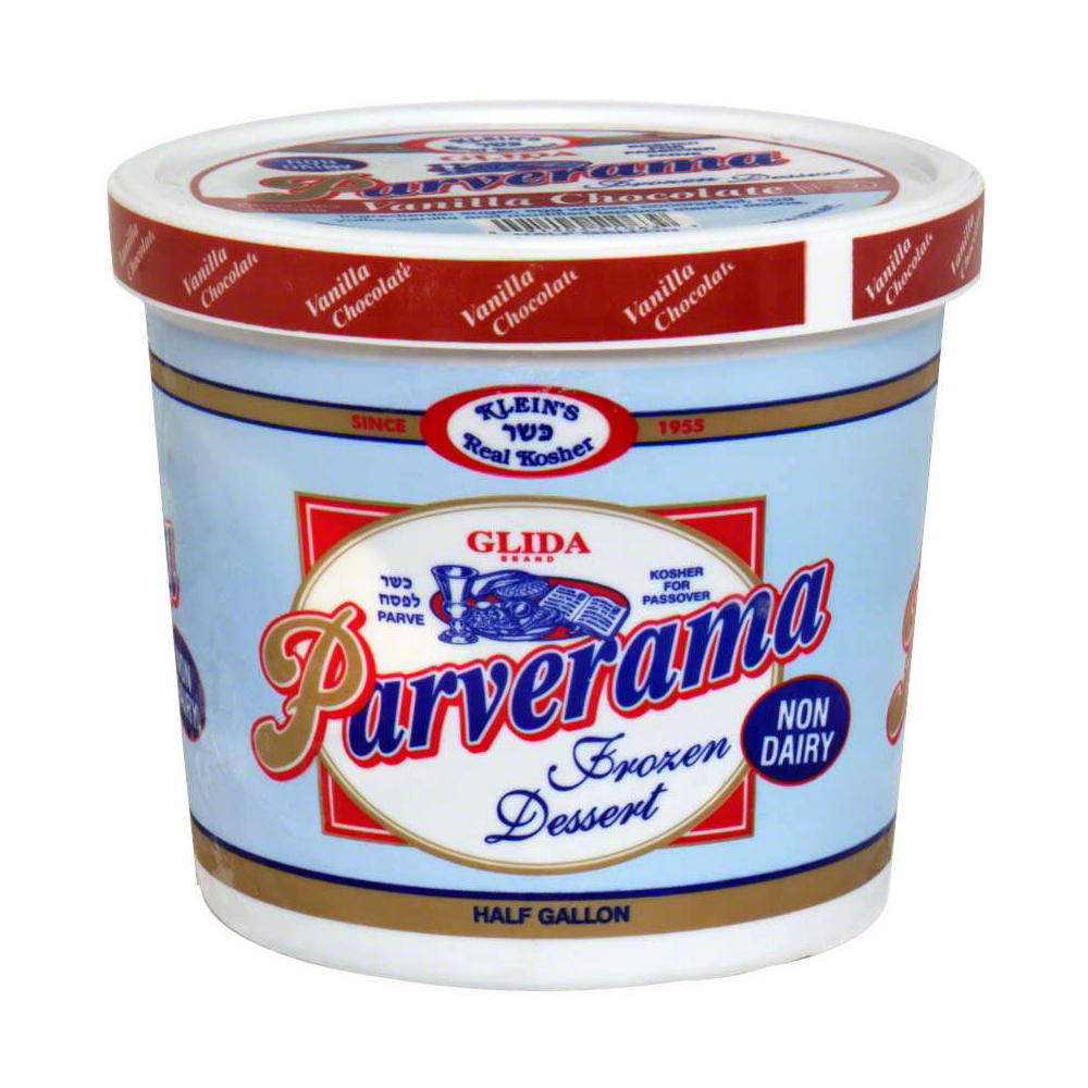 Klein's Vanilla Chocolate Parverama Frozen Dessert, 56 OZ