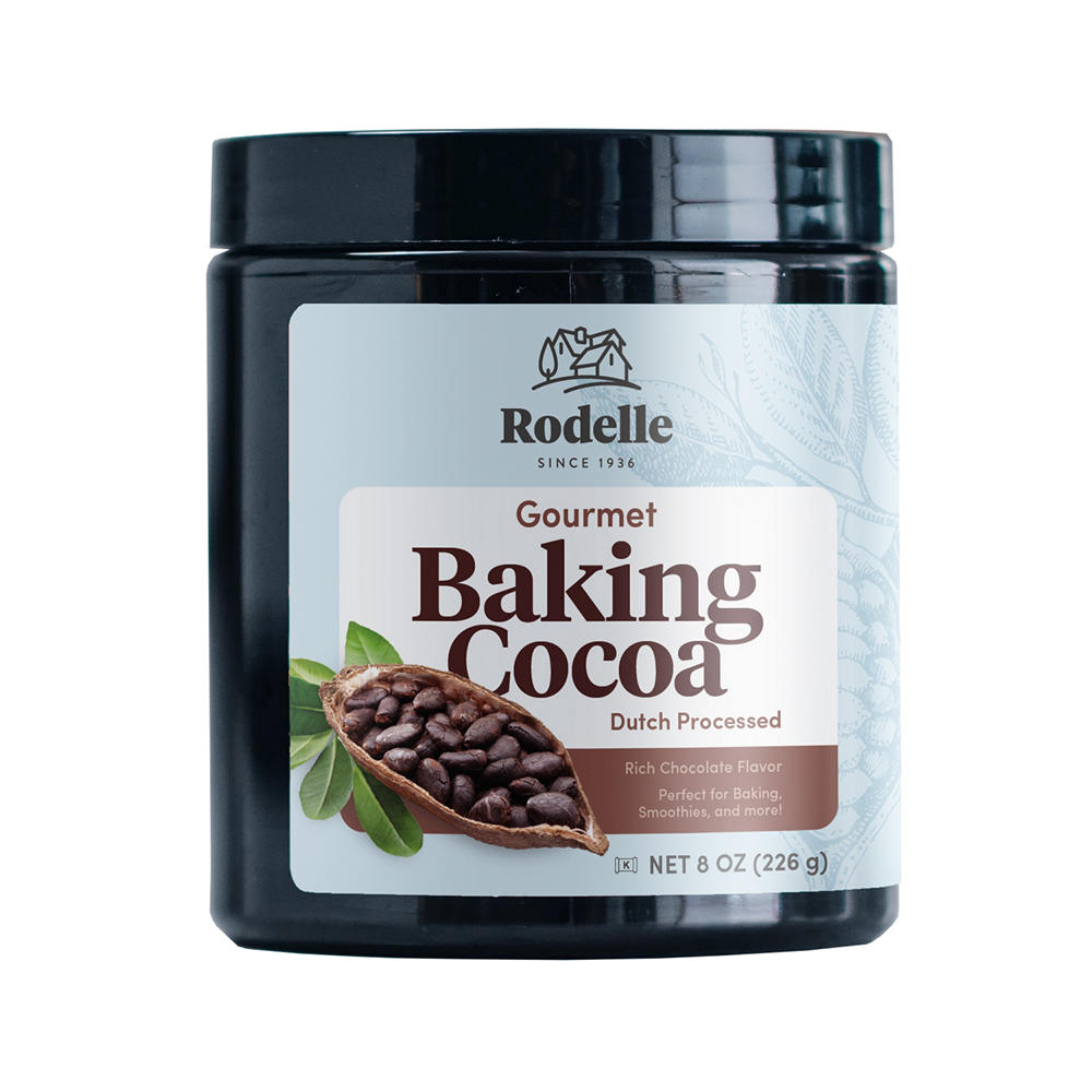 Rodelle Gourmet Baking Cocoa, 8 oz