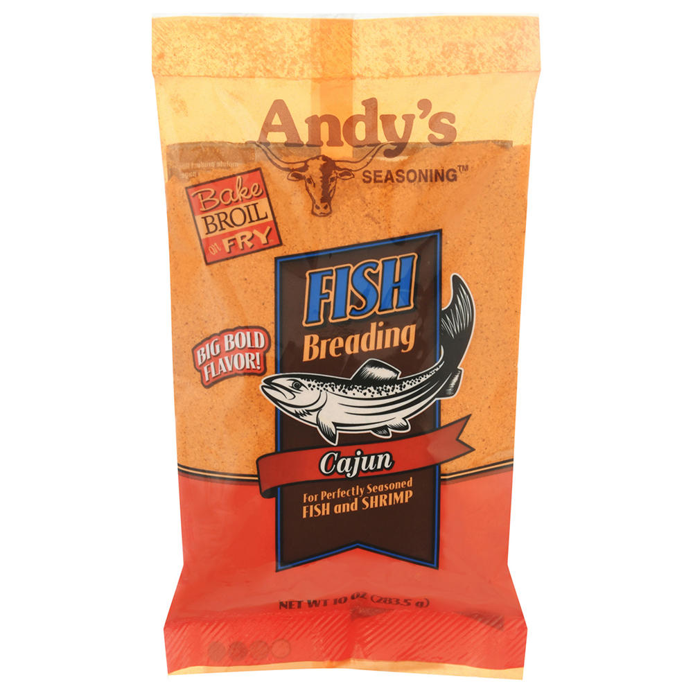 Andy's Seasoning Cajun Fish Breading, 10 oz
