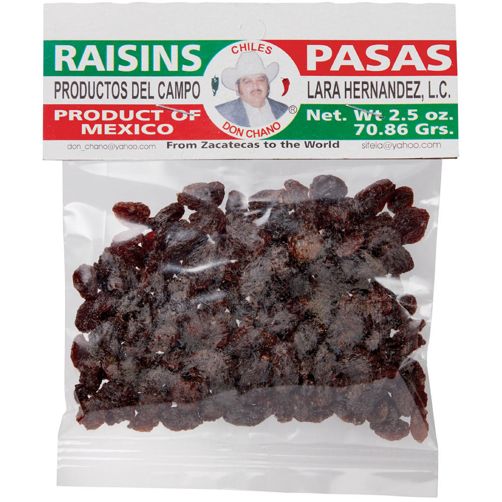 Productos Del Campo Lara Raisins Pasas, 2.5 oz
