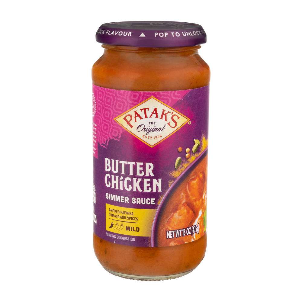 Patak's Butter Chicken Curry Simmer Sauce - Mild, 15 oz