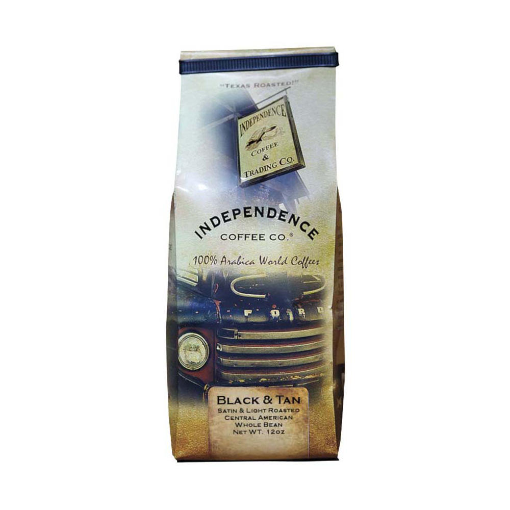 Independence Coffee Black & Tan Whole Bean Coffee, 12 oz
