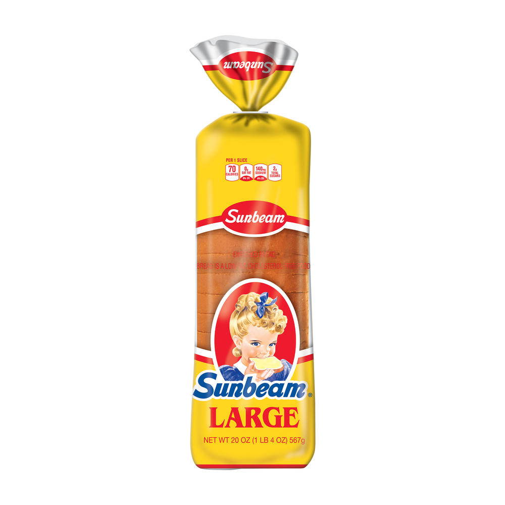 Sunbeam Queen Large White Sandwich Bread, 20 oz