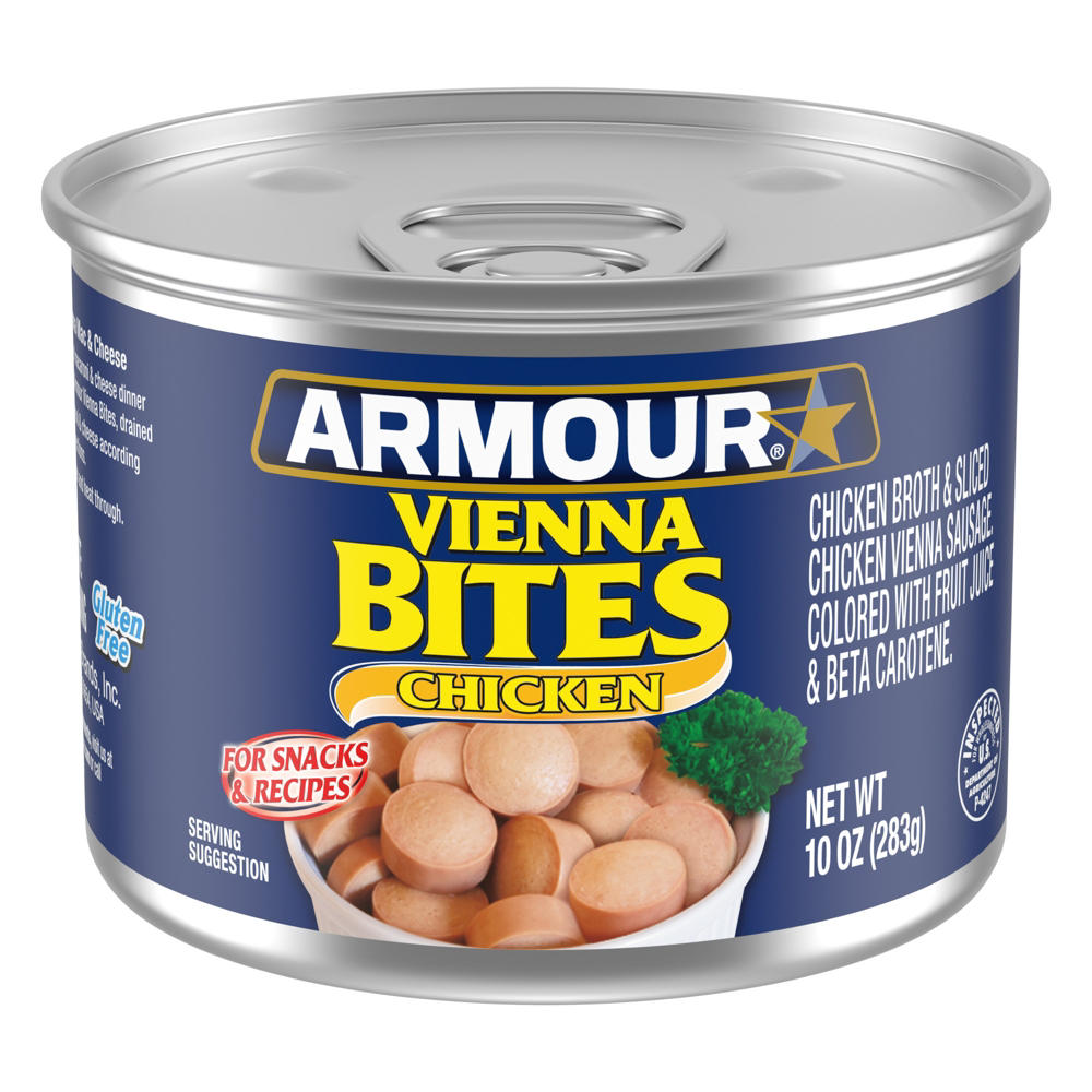 Armour Chicken Vienna Canned Sausage Bites, 10 oz