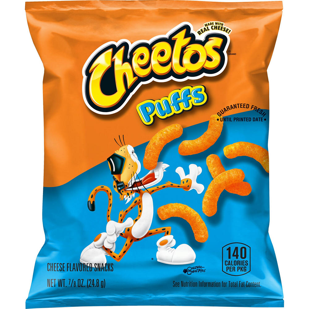 Cheetos Cheese Flavored Puffs Snacks, 0.87 oz