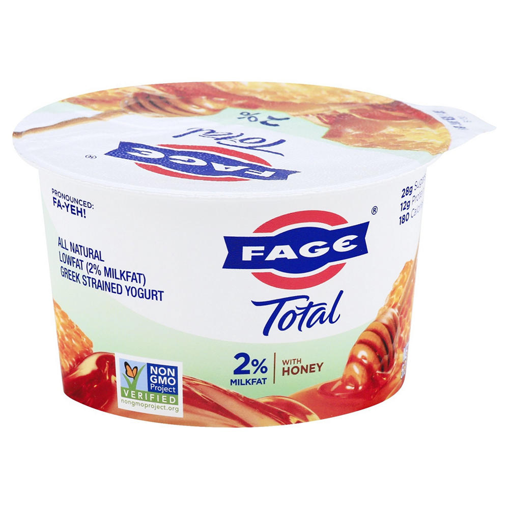 Fage Total 2% Low-Fat with Honey Greek Yogurt, 5.3 oz