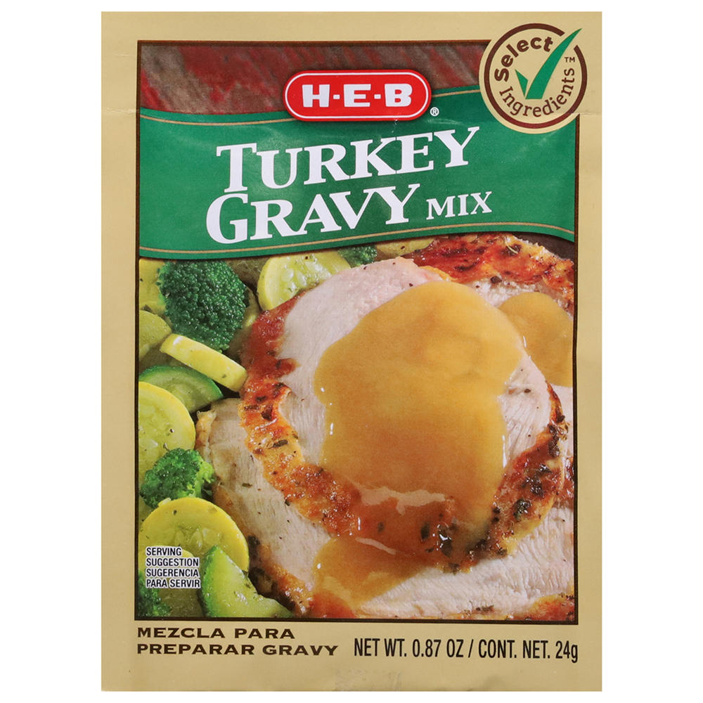 H-E-B Turkey Gravy Mix, 0.87 oz