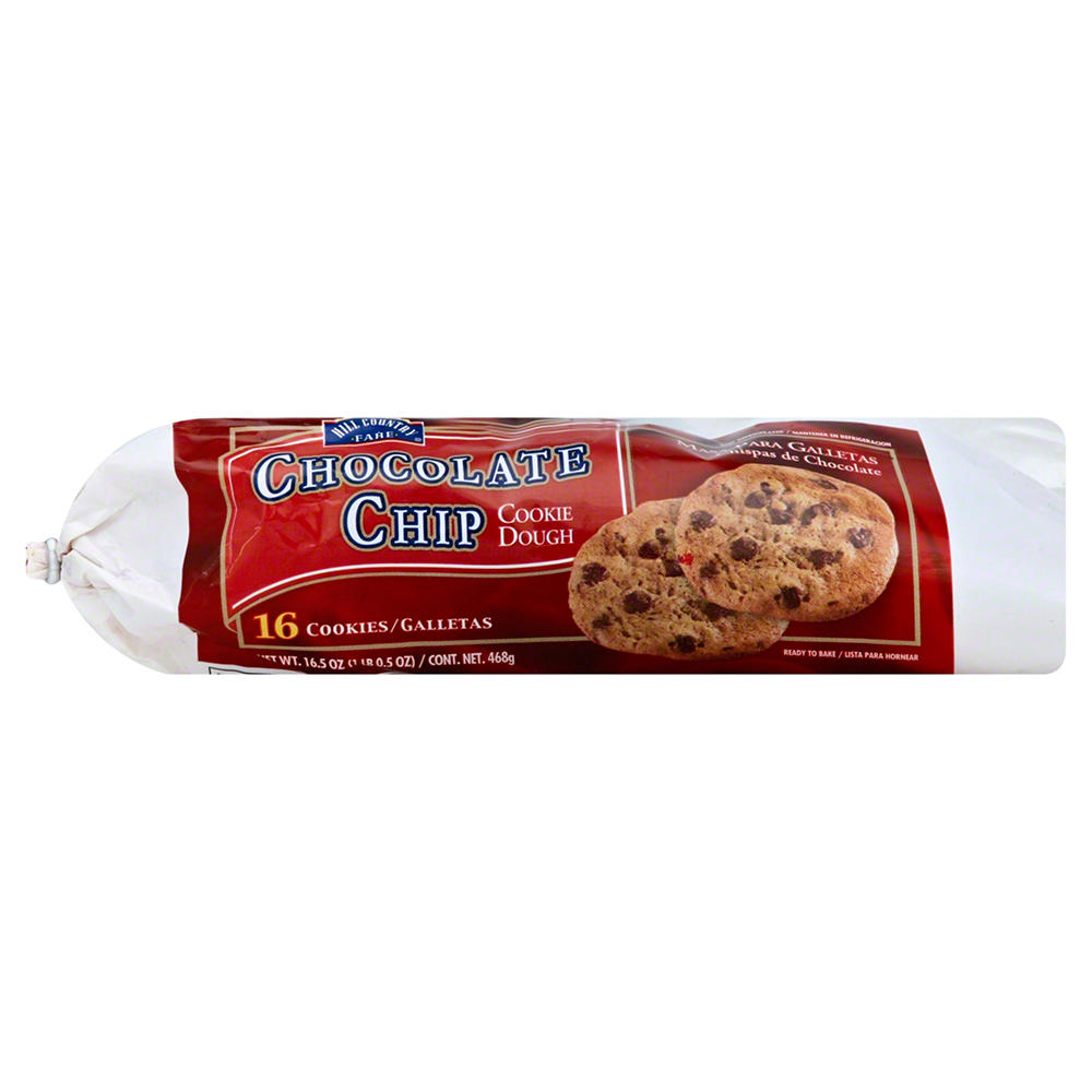 Hill Country Fare Chocolate Chip Cookie Dough, 16 ct