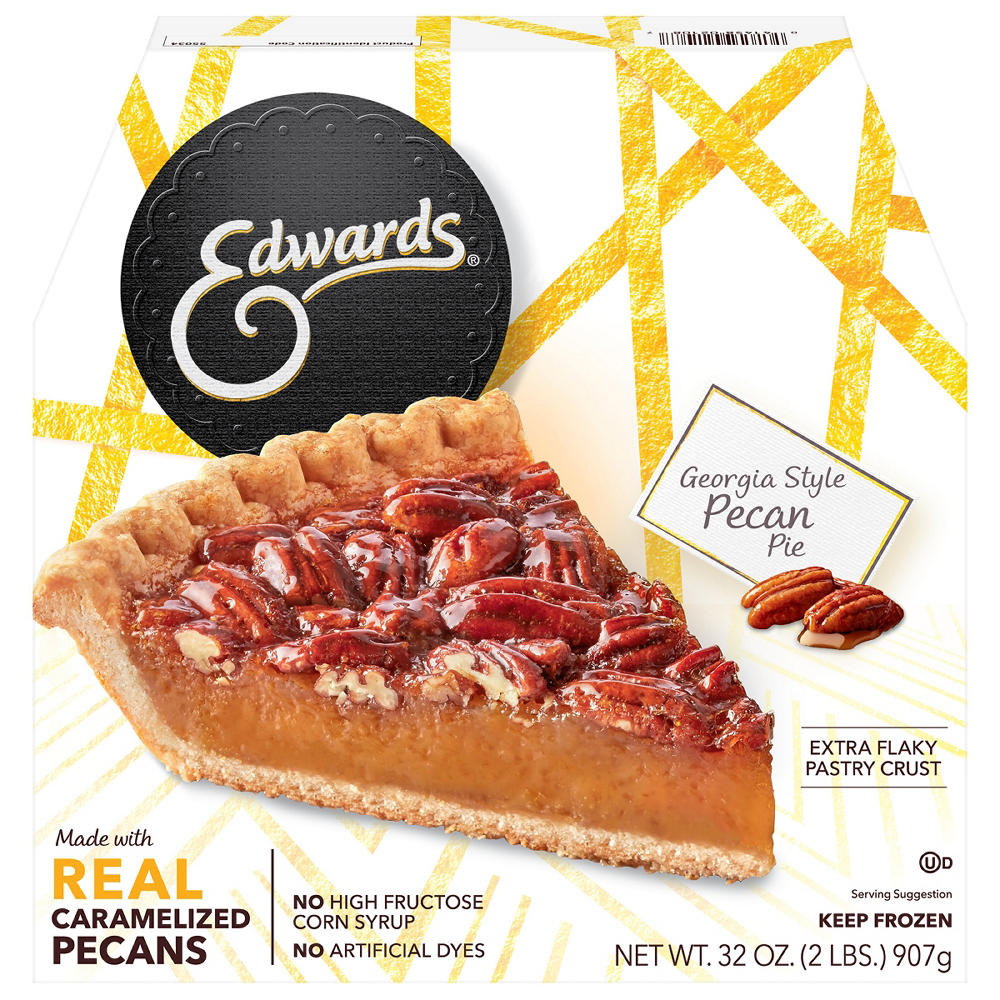 Edwards Frozen Georgia Style Pecan Pie, 32 oz